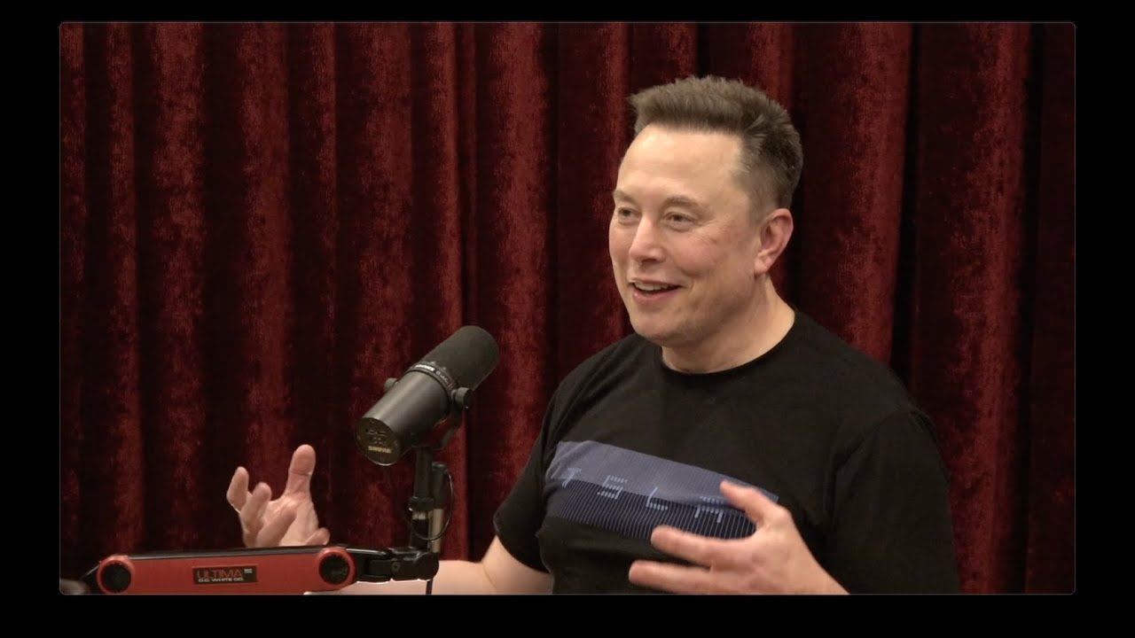 Joe Rogan interviewing Elon Musk on the Joe Rogan Experience