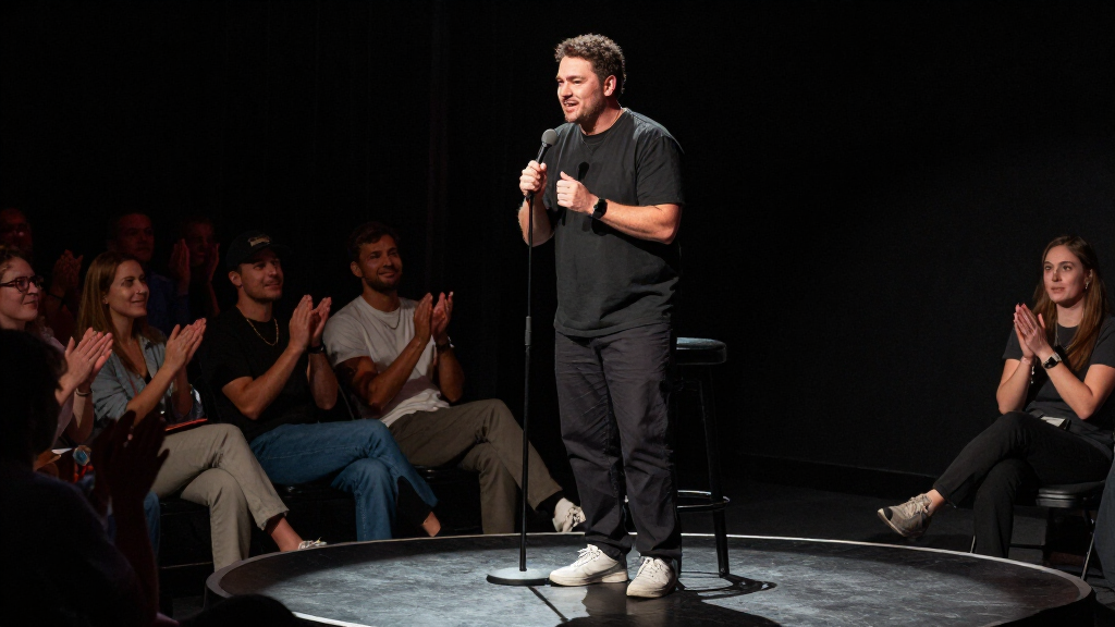Joe Rogan performing stand-up comedy