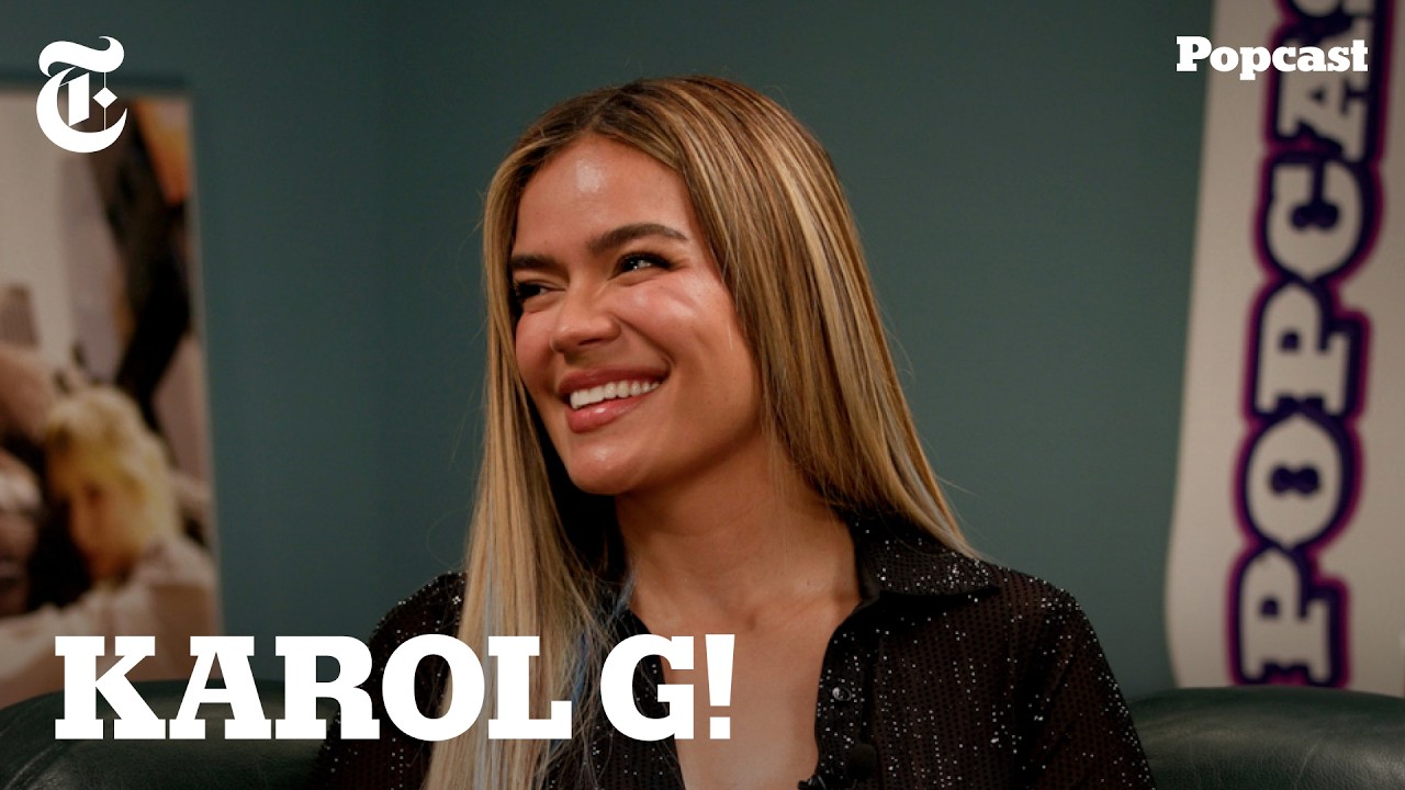 Karol G teaching Drake Spanish phrases and discussing singing in English with Bruno Mars