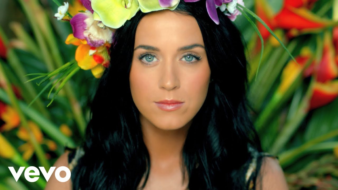 Katy Perry performing on stage