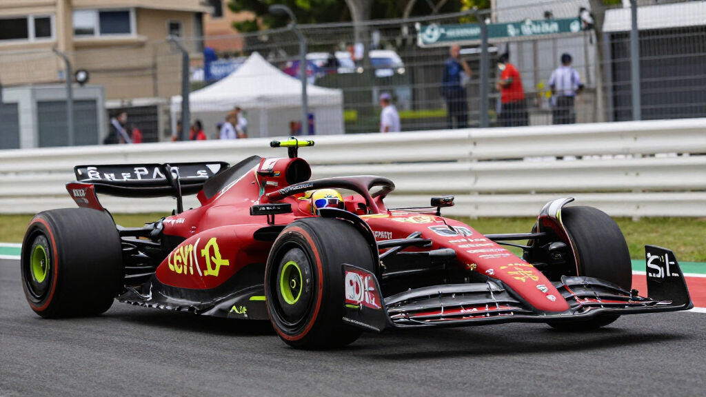 Lewis Hamilton Ferrari F1 2025 racing car red