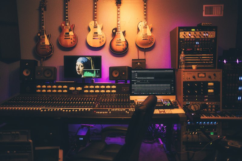 Hip-hop recording studio