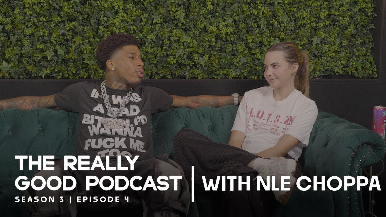 NLE Choppa in a candid moment discussing his rise from Memphis to national rap stardom