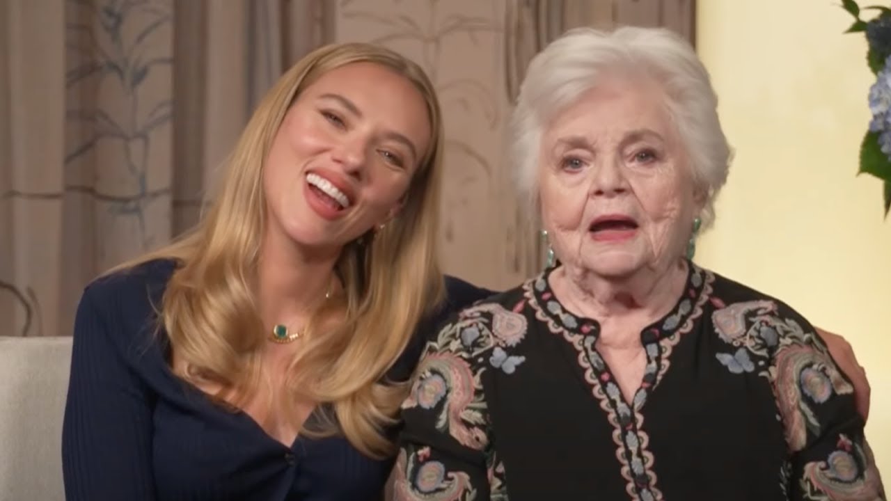 Scarlett Johansson talks about juggling acting career and parenting on Extra TV