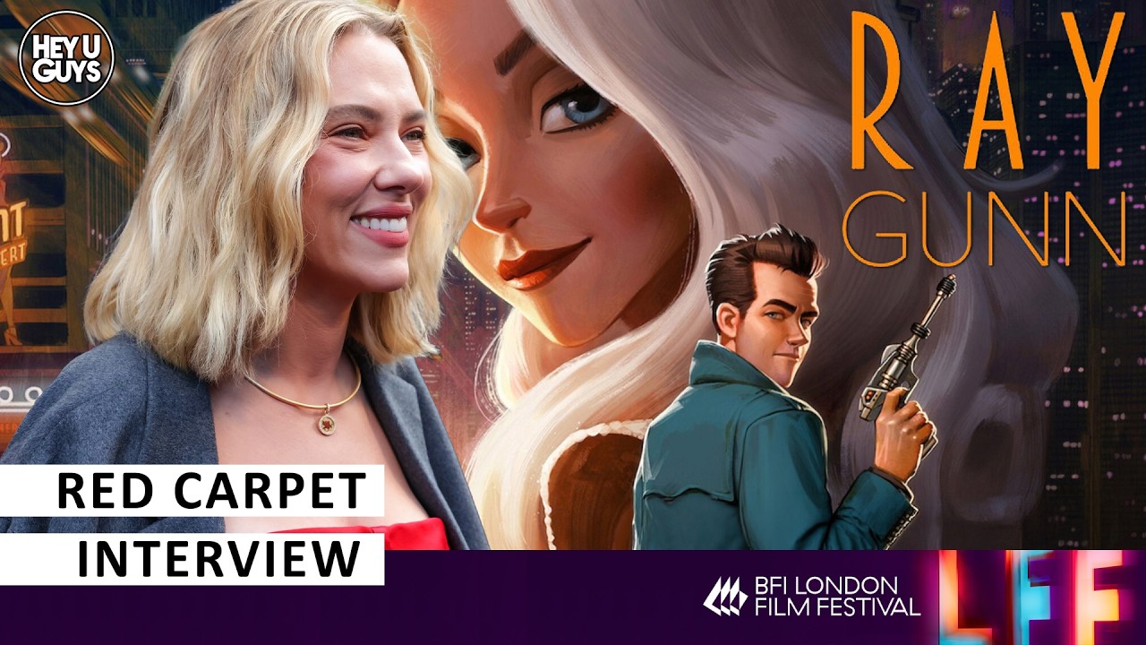 Scarlett Johansson speaks at Ray Gunn world premiere HeyUGuys interview