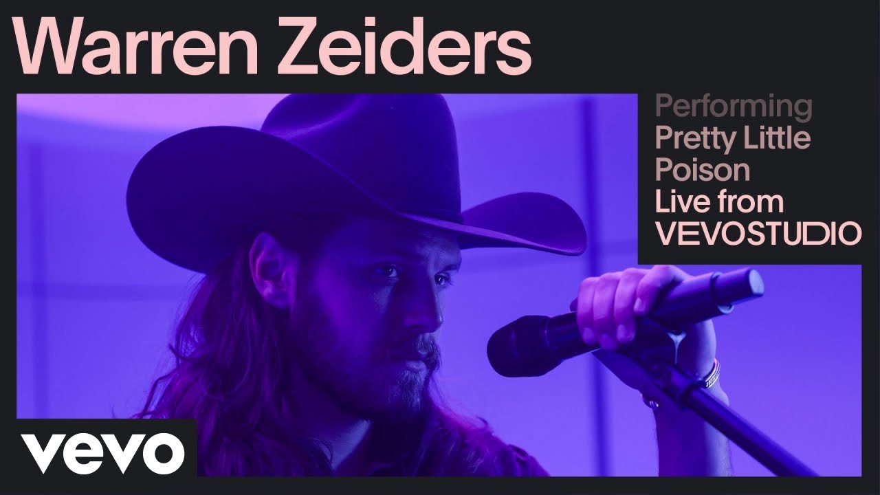 Warren Zeiders performing Pretty Little Poison in a Vevo live performance
